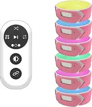 Reaction Training Light, Agile Reaction Speed Training Equipment, 4 Modes and 4 Light Color, for Physiotherapy, Physical Training （6 Light+1 Remote Control）
