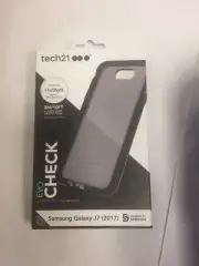 NEW Tech21 Evo Check for Samsung Galaxy J7 Star Flexible Gel Case Grey
