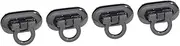 SEWACC 4pcs Metal Lock Buckle Luggage Straps for Suitcases Insulated Cooler Bag Pocketbook Organizer for Purse Tarp Fasteners Locking Bag Chain Straps Zipper Fashion Bag Hardware Lock Key