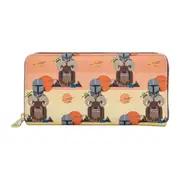 Star Wars The Mandalorian Bantha Ride Zip Wallet/Purse
