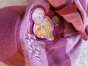 ZHU ZHU PETS COLD WEATHER SET PURPLE HAT GLOVES NEW WITH TAGS BEANIE