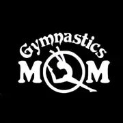 Gymnastics Mom White Vinyl Decal Car Windows Laptop Tablet notebook