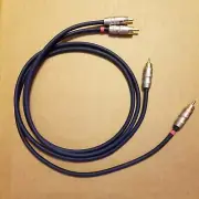 AudioQuest G-Snake Interconnect Cable with Gold Snake RCA Plugs 2 Meter pair