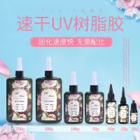 在飛比找蝦皮購物優惠-【歐斯邦】 廠家直銷 UV膠 高透UV速乾水晶滴膠 扁瓶UV