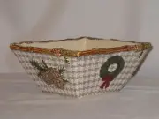 St. Nicholas Square "Snow Valley" Pattern, 6" Sq. Cereal Or Serving Bowl
