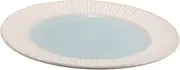 Gadpiparty Creative Embossed Ceramic Plate for Steak and Food Presentation Round Serving Tray for Home Restaurant and Party Decoration