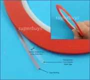 3mm x 50m Heat Resistant Double Sided Clear Transparent Adhesive Tape Mounting