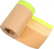 iplusmile Waterproof Automotive Paint Masking Paper Pre-Taped Kraft Paper Roll Home Car Protection Covering