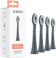 Ordo Sonic Brush Heads 4Pk Charcoal Grey/Stone