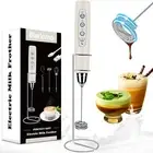 Milk Frother Handheld Rechargeable with Stand, Frother Wand Drink Mixer Elect...