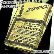 Zippo Guarantee Windy Girl Drunk Brass Etching 2 Sided Continuous Processing