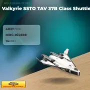 MOC Factory 164698 Valkyrie SSTO TAV 37B Class Shuttle with 4837 Pieces