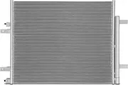 DNA MOTORING Aluminum Air Conditioning A/C Condenser Compatible with Ford F250 SD F350 SD F450 SD 2020-2022, 7.3L Model, FO3030280, OEM-CDS-30210