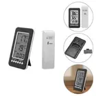 Indoor Outdoor Wireless Humidity Meter Digital LCD Thermometer Hygrometer Clocks