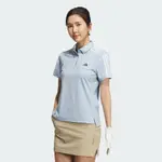 【INTERWEAVE 誼德威】ADIDAS W 3-ST POLO 女 短袖POLO (粉藍) HY0916