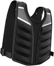 Frediuo Weighted Vest Weight Loading Vest Jogging Calisthenics Home Gym Exercise Workout Boxing Fitness Weighted Jacket for Men Women