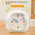 Anti-drop Alarm Clock with Night Light Tabletop Clock Bedside
