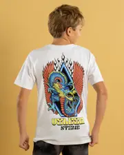 [Volcom] Volcom Boys' Draggin Stone T-Shirt in White Size 12 12 White