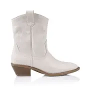 Howdy Bone Smooth Cowboy Boots | Verali Shoes
