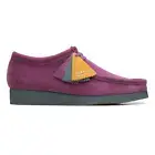 Men Clarks Originals Wallabee Moccasin Shoes Size 10 M Purple Violet Green 68860
