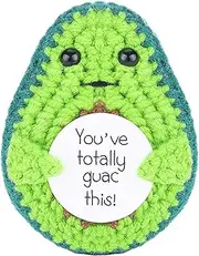 [Widerway] Mini Funny Positive Potato,3 inch Knitted Mr Potato Head with Inspirational Card Funny Customized Birthday Christmas Decorations for Women Mens Boyfriend Best Friend