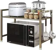 Microwave Oven Rack Microwave Stand Kitchen Organizer Rack Storage Shelf Microwave Oven Condiment Spice Seasoning Shelf Kitchen Storage Shelf Microwave Shelf Microwave Rack