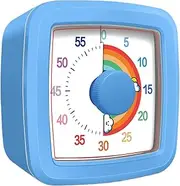 Visual Timer Clock - Countdown Tool, Silent Alarm | Magnetic Time Management Aid for Kids Classroom focuss, officee Productivity, Cooking Kitchen Use, Study Sessions, autismm ADHD supportt Device