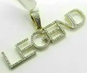 1.40Ct Round Cut Simulated Diamond "LEGEND" Men's 14K Yellow Gold Plated