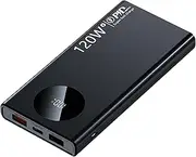 High-Capacity Mobile Charger - Compact Travel Bank with Fast USB Type-C Port | 120W Quick-Charge Technology, Thin Output Battery, Lightweight Fast-Charging for All Devices