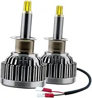 SWOOMEY Led Headlight Bulbs H1 1 Pair 360° Rotating Auto Headlamp Conversion Kit High/low Beam 8000lm Brighter Safer Drive