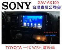 在飛比找Yahoo!奇摩拍賣優惠-俗很大~ SONY  XAV-AX100 藍芽觸控螢幕主機 