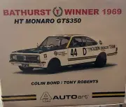 AUTOart BIANTE 1/18 HOLDEN HT GTS MONARO 1969 BATHURST WINNER BOND ROBERTS HDT