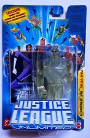 Martian Manhunter Planet Patrol clear MOC Justice League Unlimited DC Mattel