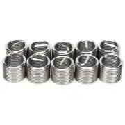 10Pcs Thread Inserts Male Female Reducing Nut Repair Tool Stainless Steel.