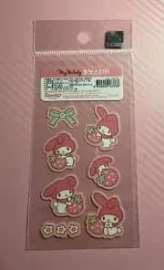 sanrio my melody sticker sheet