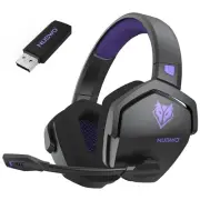 NUBWO G06 Dual Wireless Gaming Headset with Microphone for PS5, PS4, PC, Mobi...