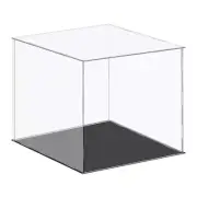 Acrylic Display Case Plastic Box Cube Storage Box Clear 36x36x30.5cm