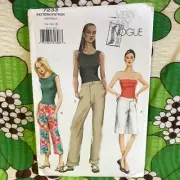 Vogue 7233 VTG Sewing Pattern Misses' Shorts and Pants Sz: 14-16-18 Uncut