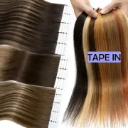 CLEARANCE Tape In Remy Human Hair Extensions Straight Skin Weft 60pcs Balayage H