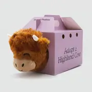 Adopt A Highland Cow Plush Cute Cow Stuffed Animal Fluffy Cow Figure Toys~au-xdd Highland yakcolor box 25CM