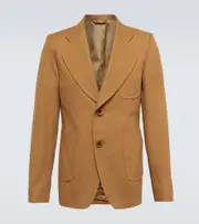 [Wales Bonner] Wales Bonner Starline cotton and cashmere blazer AU 96 beige