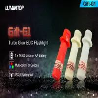 在飛比找PChome24h購物優惠-Lumintop Gift-G1 Turbo Glow 60