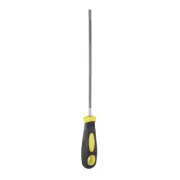 Chainsaw Sharpening File, 13/64" Round Rasp High Carbon Steel w Plastic Handle