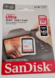 original SanDisk 128GB Ultra SDXC SD Card Class 10 UHS-I Memory Card 120MB/S