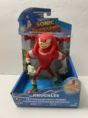SONIC BOOM ARTICULATED VINYL FIGURES 6" KNUCKLES TOMY