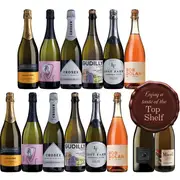 Winter Sparkling Dozen with Top-Shelf Twin Pack, Australia multi-regional Sparkling White Wine Case, Wine Selectors