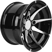 12 Inch ATV Wheel Rim, Aluminum Alloy ATV Rim 235/30-12 High Strength Sporty Look for Go Karts Carts with Improved Stability and Performance
