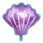 Giant Purple Sea Shell Foil Balloon