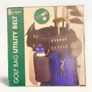 Vintage Golf Bag Utility Belt~E & B Giftware~Divot Tool~6 Tees~New Old Stock