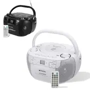 Retekess TR621 AM/FM Radio Tapes CD Player with USB/TF Support and Remote Control for Home and Outdoor Use